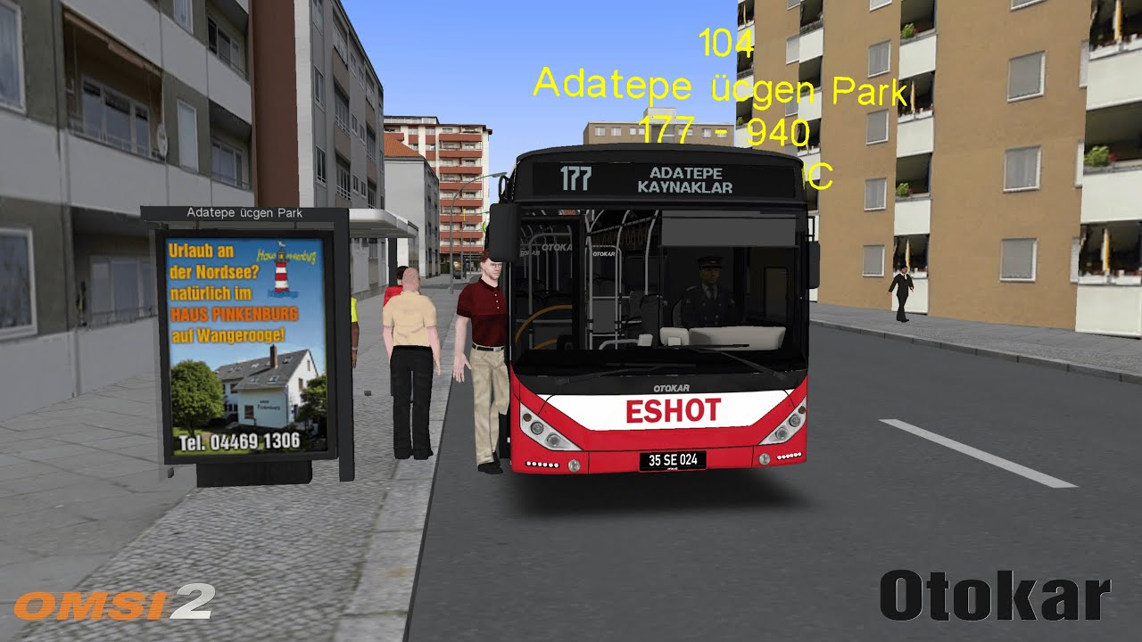 Omsi 2 - İzmir Tınaztepe Map - 177 Adatepe - Kaynaklar  Hattı!!