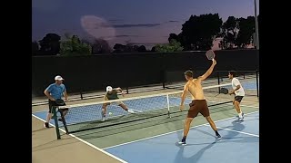 Men's Pro Doubles Pickleball. AJ Koller and Scott Berke vs Luke Ness and Andre Millet.