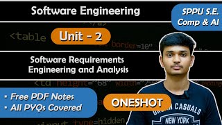 SE | Unit 2 | Software Requirements Engineering and Analysis | SPPU S.E. Comp & A.I. | Oneshot