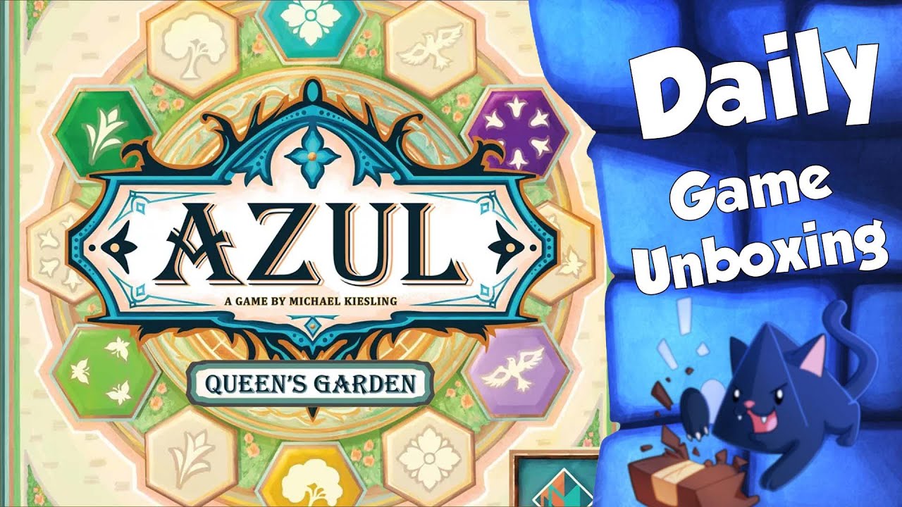 Azul Queens Garden - Daily Game Unboxing