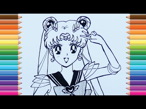 Video Cách vẽ Siêu Thủy Thủ Mặt Trăng Usagi / How to draw... - youtube