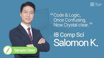 This is how IB Computer Sciences is best taught - peek into Salomon
