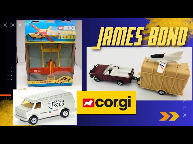 Finding My Grail Corgi Juniors James Bond Die Cast Cars - YouTube