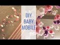 DIY NURSERY DECOR | Diamond & Floral Baby Mobile