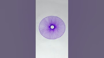 How many rotations did the pen make? 🤔  #Spirograph #satisfying #shorts #asmr #viral #asmrsounds