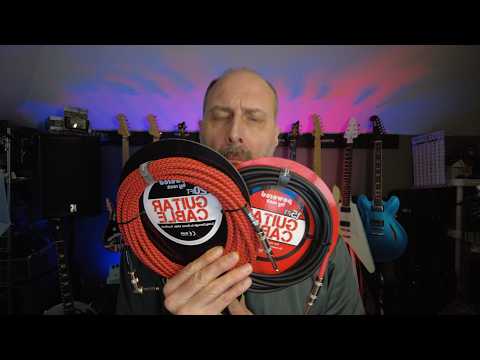 What is the difference in these guitar cables? - 15ft Guitar Cable for Electric Guitar, Bass and Ele