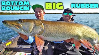 GIANT Musky Caught On Rubber Doing WHAT?