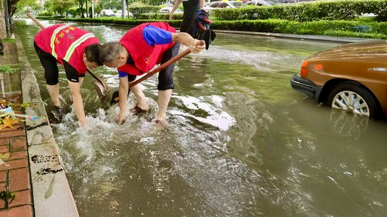 Flood Fighters How We Unclog Drains to Save Our Streets! - YouTube