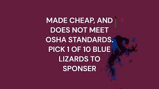 blue lizard battle royal intro video