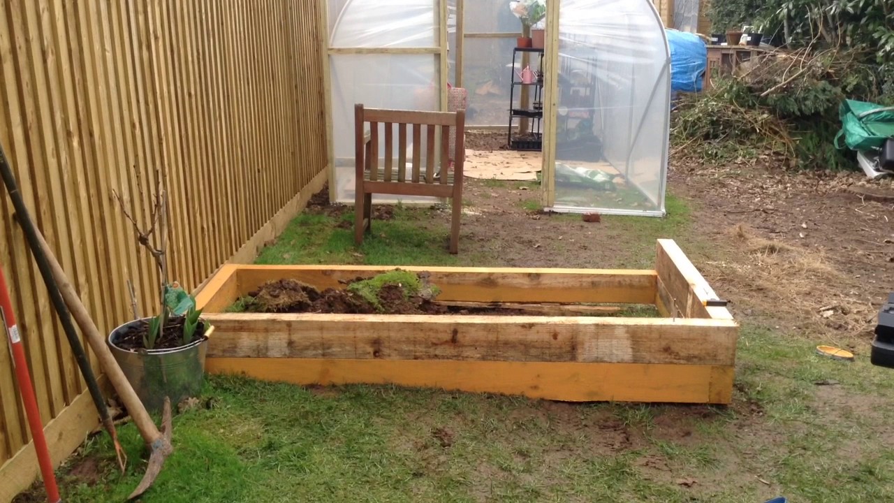 Building Raised Beds IN THE RAIN! YouTube