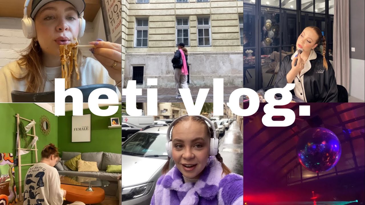 életem első youtube videója / HETI VLOG