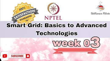 SMART GRID  WEEK 3 ASSIGNMENT ANSWERS NPTEL 2024 l NPTEL #smartgrid  #nptel #nptelanswer #share