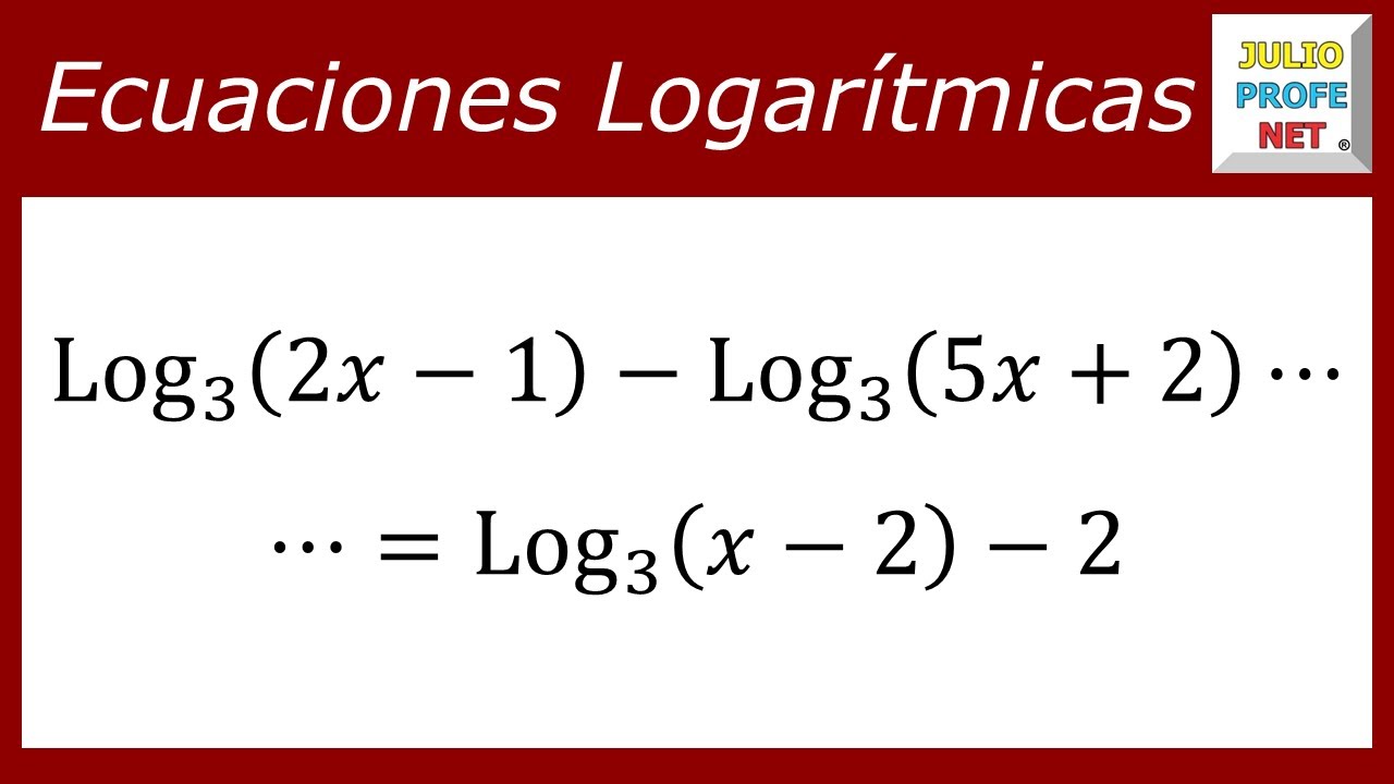 Logaritmos en matematicas