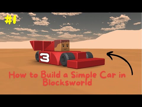 Blocksworld Guide - Building a basic Vehicle