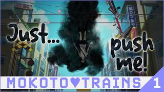 GAG - Makoto ♥ Trains 01: Just... Push Me! (THE GIRL WHO LEAPT THROUGH TIME)