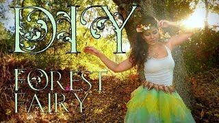 DIY: How to make Earth Nymph / Pixie / Fairy Halloween Costume