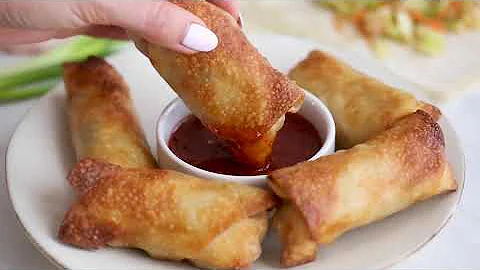 Shrimp Egg Rolls (Air Fryer or Baked)