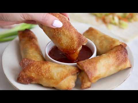 Shrimp Egg Rolls (Air Fryer or Baked) - Skinnytaste