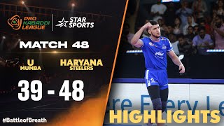 Showstopper #Shadloui's #HaryanaSteelers' win against #UMumba | ProKabaddionStar