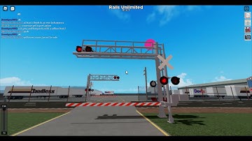 Port Axiom Railroad Crossing - Rails Unlimited Roblox