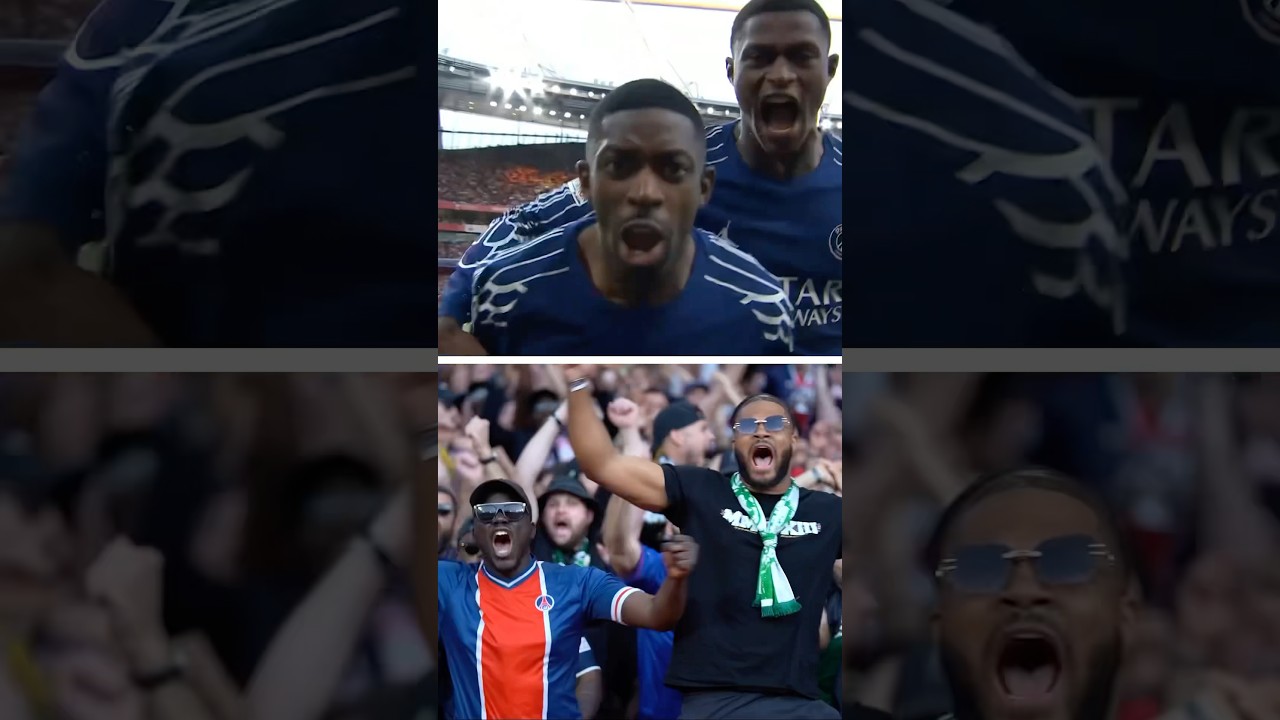 Home or away, always with YOU ❤️💙 #ucl #psg