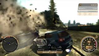 NFS MOST WANTED GOLF vs Cops battle screenshot 3