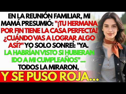En la reunión familiar, mamá presumió “¡Tu hermana por fin compró la casa perfecta!” Yo sonreí…
