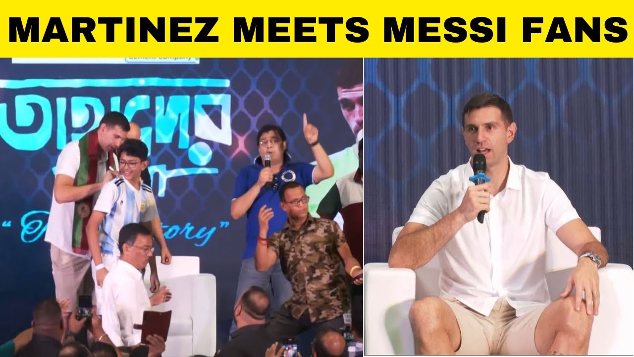 Emiliano Martinez draws a parallel between Kolkata & Argentina's football culture| Sports Today