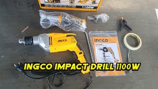 INGCO IMPACT DRILL  ID11008 (Heavy Duty) unboxing and review by Terroy TV 1,601 views 3 months ago 5 minutes, 26 seconds