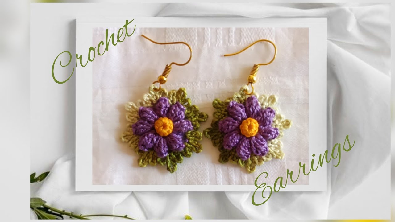 CROCHET MOTIF EARRINGS | MOST DEMANDING | EASY TO MAKE