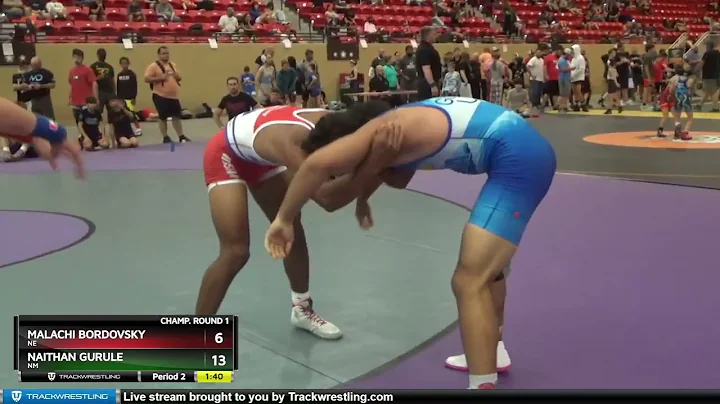 145 Lbs Champ. Round 1 - Malachi Bordovsky, NE Vs ...