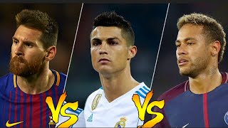 RONALDO vs NEYMAR vs MESSI - TOP 7 BEST GOALS of EACH