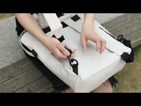 Сумка рюкзак женский городской стильный для учебы и работы с карманом для ноутбука 15,6 с USB разъёмом Tigernu, видео 1