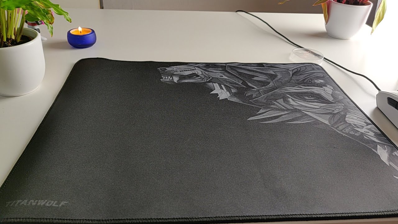 TITANWOLF XXL Speed Gaming Mouse Pad - Mouse Mat 900 x 400mm - XXL mousepad  - 