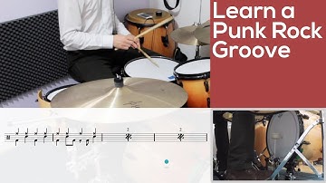 Learn a Punk Rock Groove | Learn Drums | Video Drum Lesson