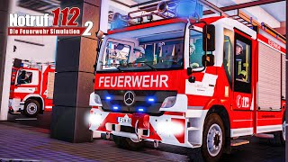 NOTRUF 112 #3: Unfall an der TANKSTELLE: Auto kollidiert mit Zapfsäule | Die Feuerwehr Simulation 2