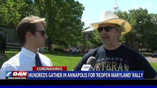 Hundreds gather in Annapolis for ‘Reopen Maryland’ rally