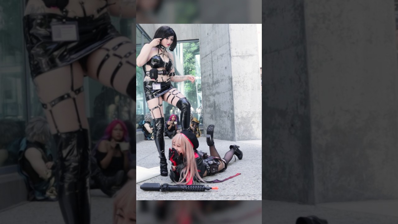 Mihara shows Rapi who's boss 😎 #nikke #anime #cosplay