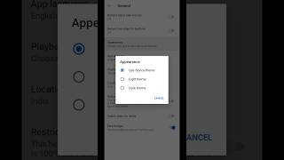 YouTube Theme Change #shorts #themechange #youtubesetting #darktheme #dhirajbhure #youtubeshorts