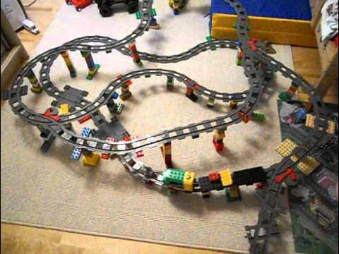 Строим из Lego Duplo, Lego Duplo Train, New Train, Train Railway, Train Bridge a