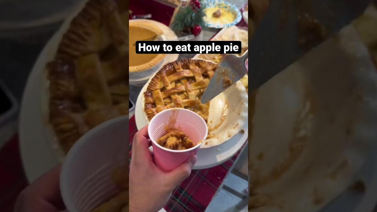 Apple Pie with ice cream! Best combo ever! 