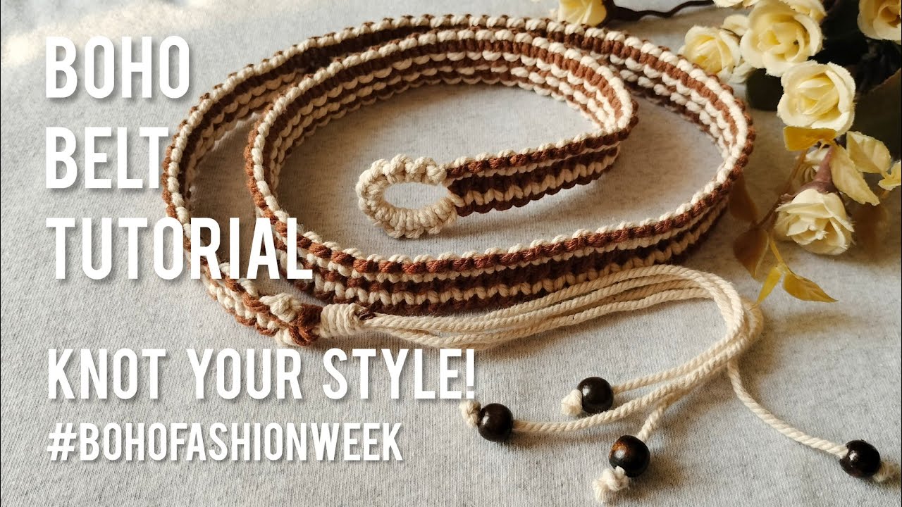 DIY Macrame Belt Tutorial | Easy Step-by-Step Tutorial for 