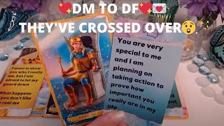 DM TO DF THEY'VE CROSSED OVERI'M READY WHEN YOU ARECOLLECTIVE LOVE TAROT READING ✨