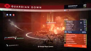Destiny WTF moment: Lightning grenade gets stuck on skip grenade