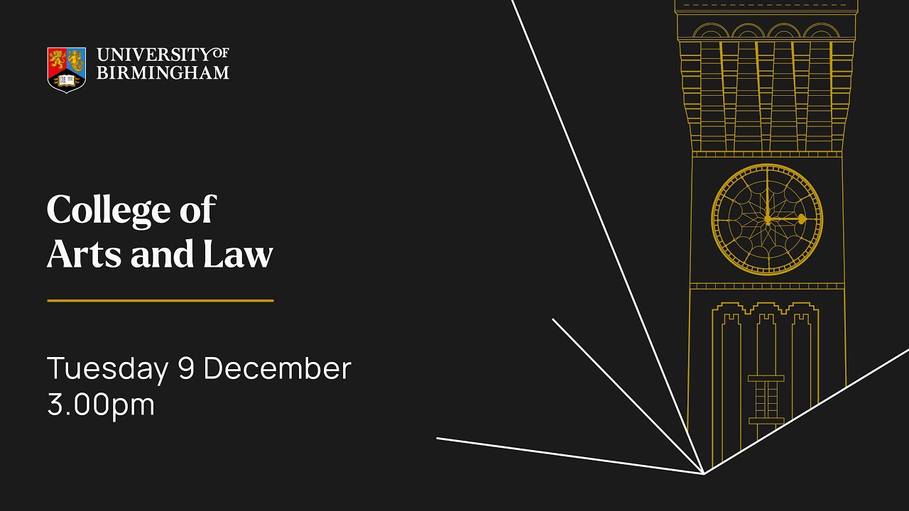 Winter Congregation: Tuesday 9th December 2025 @ 3:00pm