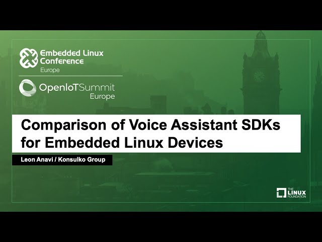 voice assistant device comparison - Comparison of Voice Assistant SDKs for Embedded Linux Devices ...