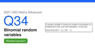 2021 HSC Maths Advanced Q34