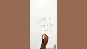 Electrically Erasable Programmable Read Only Memory