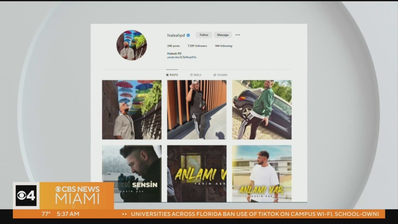 Hialeah police Instagram page hacked