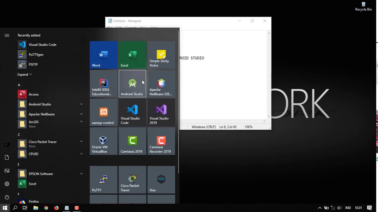 PART 2 CREATE FIRST PROJECT (membuat projek baru) - YouTube